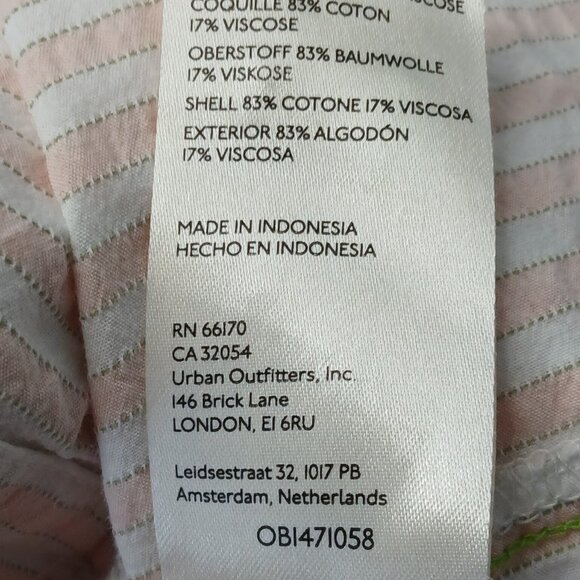 Anthropologie Oversized Striped Sleep Shirt Size Large - Picture 8 of 8